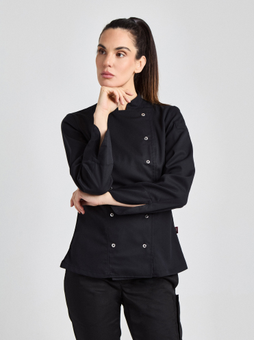 Kochjacke Arco Lady Care - schwarz